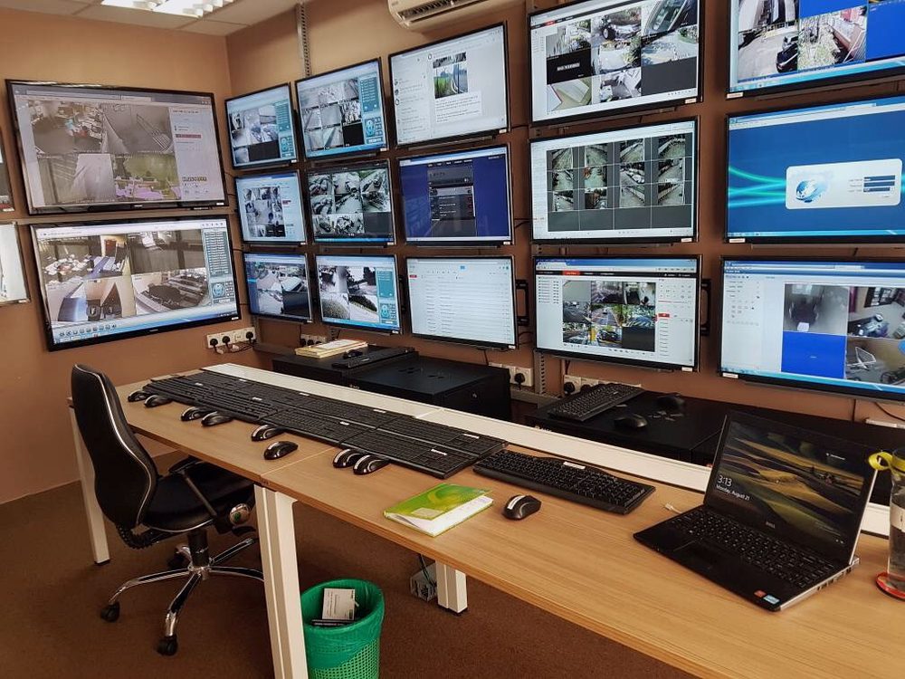 Proforall Central Monitoring Station control room